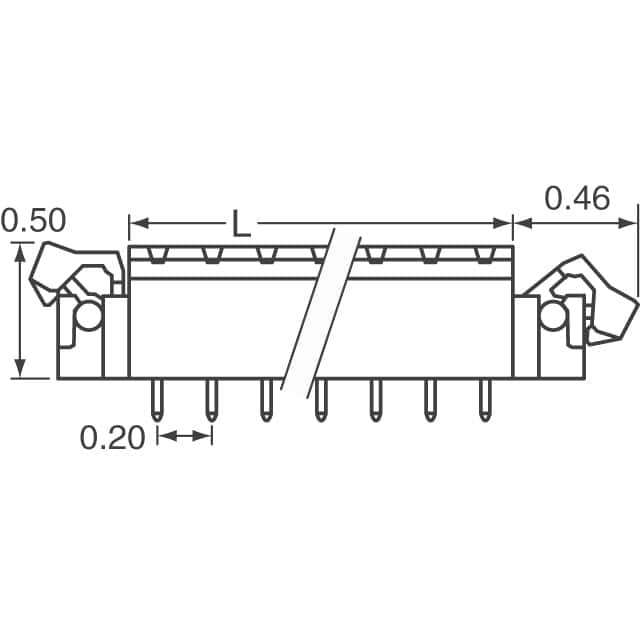 ELFH10250J Amphenol PCD  Spine e prese di testa